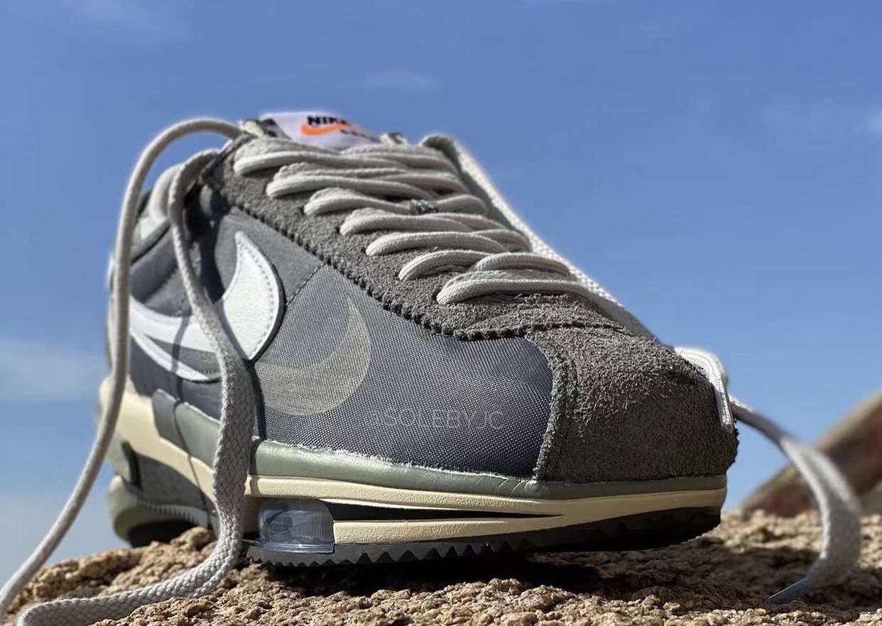 Sacai Nike Cortez 4.0 Grey 2022 Release Date