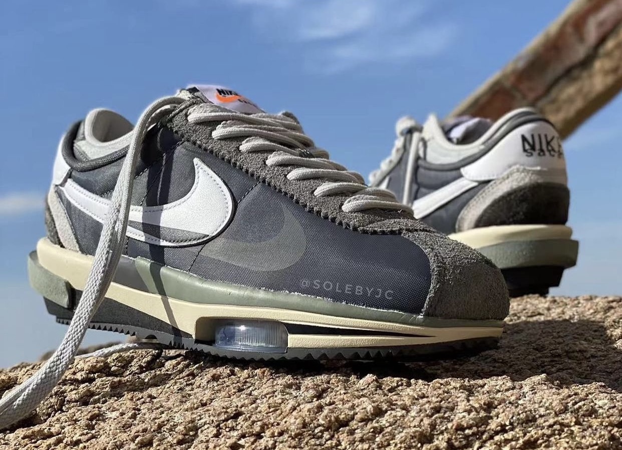 Sacai Nike Cortez 4.0 Grey 2022 Release Date