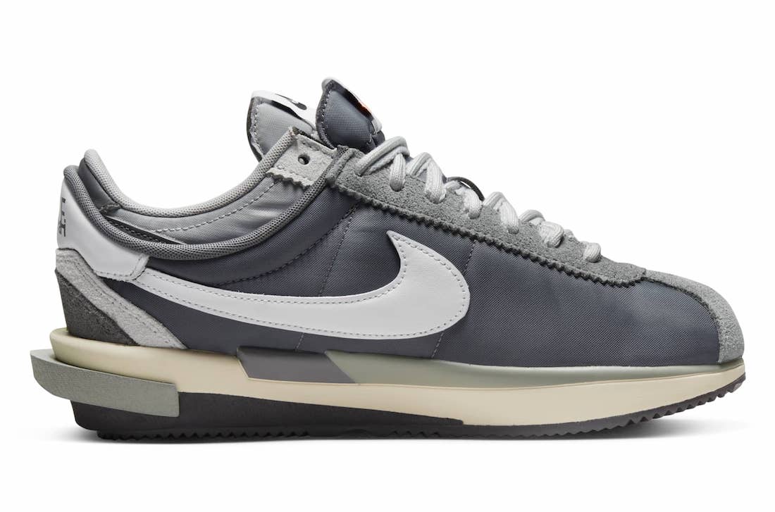 Sacai Nike Cortez Grey DQ0581-001 Release Date