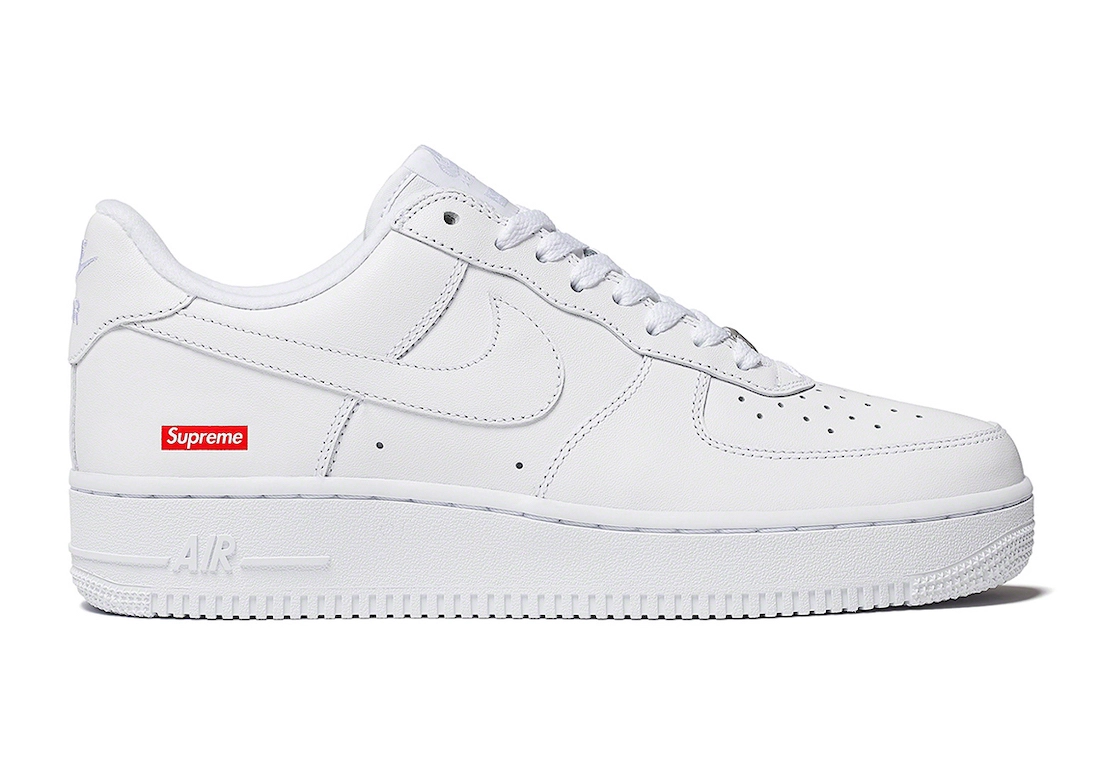 Supreme Nike Air Force 1 Low White CU9225-100 Release Date