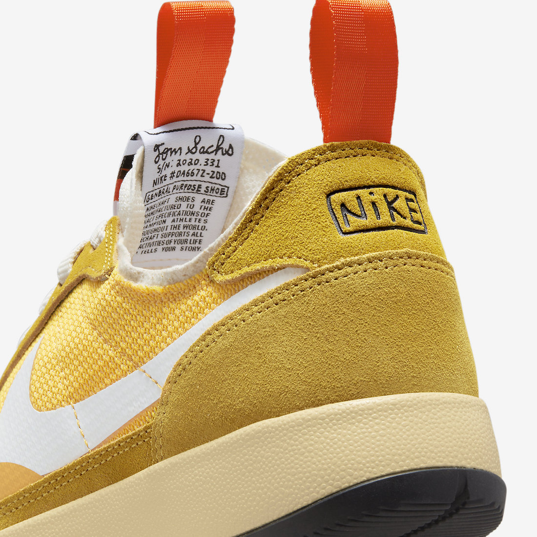 Tom Sachs NikeCraft General Purpose Shoe Dark Sulfur DA6672-700 Release Date