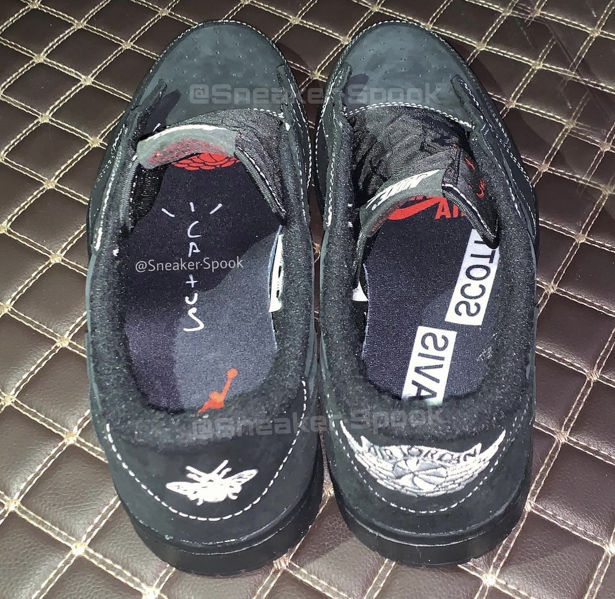 Travis Scott Air Jordan 1 Low Black Phantom DM7866-001 Release Date On-Feet