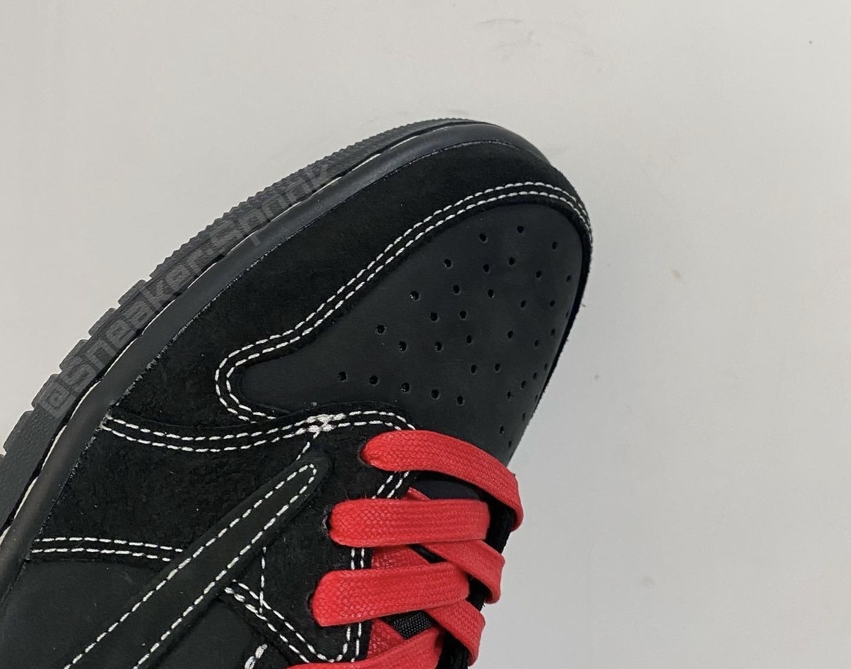 Travis Scott Air Jordan 1 Low OG Black Phantom DM7866-001 Release Date On-Foot