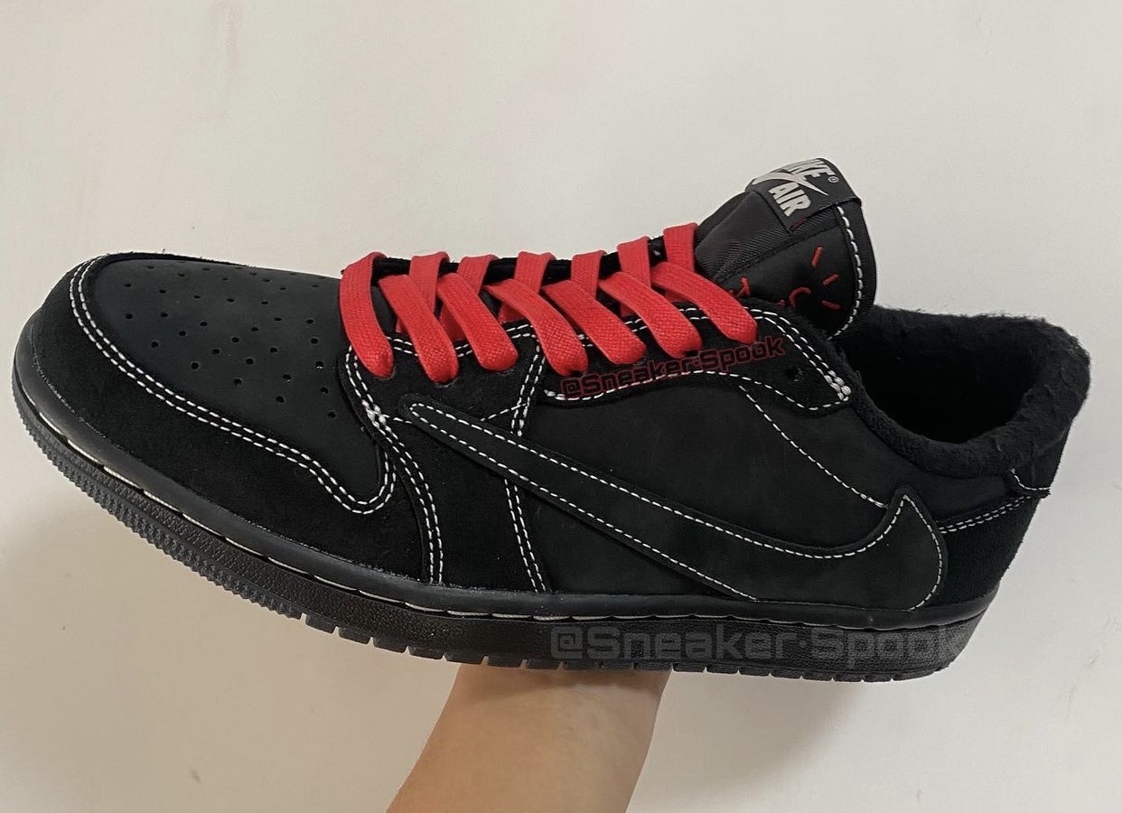 Travis Scott Air Jordan 1 Low OG Black Phantom DM7866-001 Release Date On-Foot