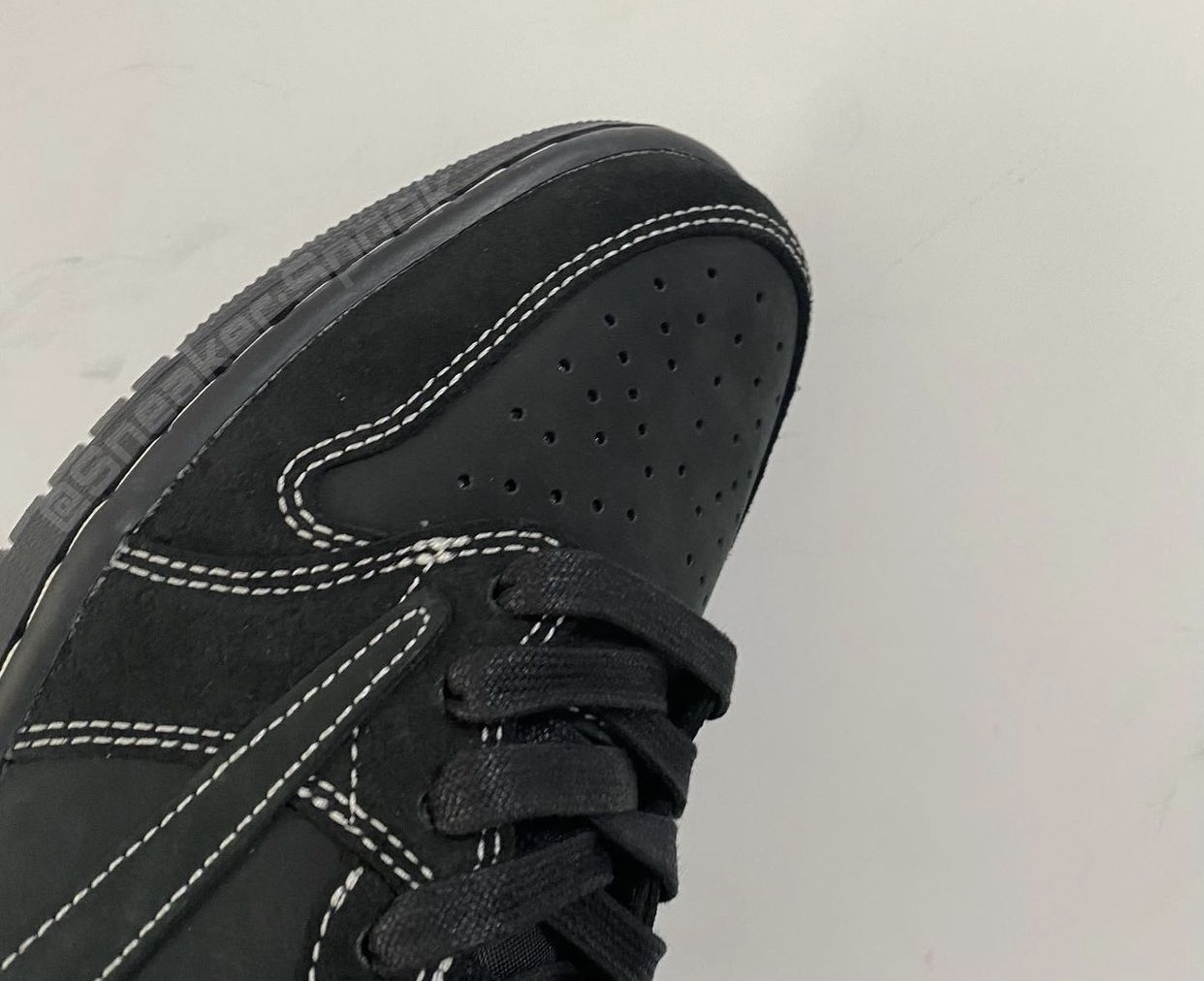 Travis Scott Air Jordan 1 Low OG Black Phantom DM7866-001 Release Date On-Foot