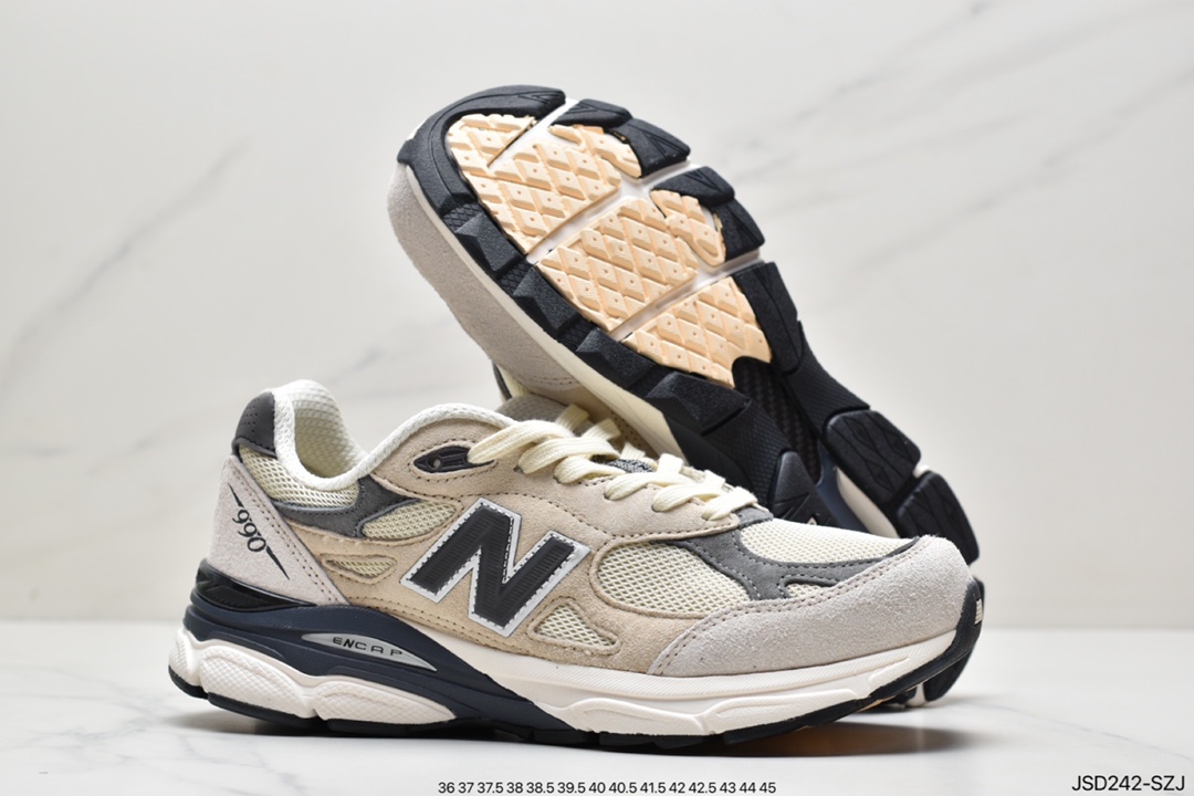 跑鞋, 跑步鞋, 美产, 新百伦, New Balance, NB990 - 新百伦 New Balance NB990 美产 跑步鞋 慢跑鞋 货号：M990AD3