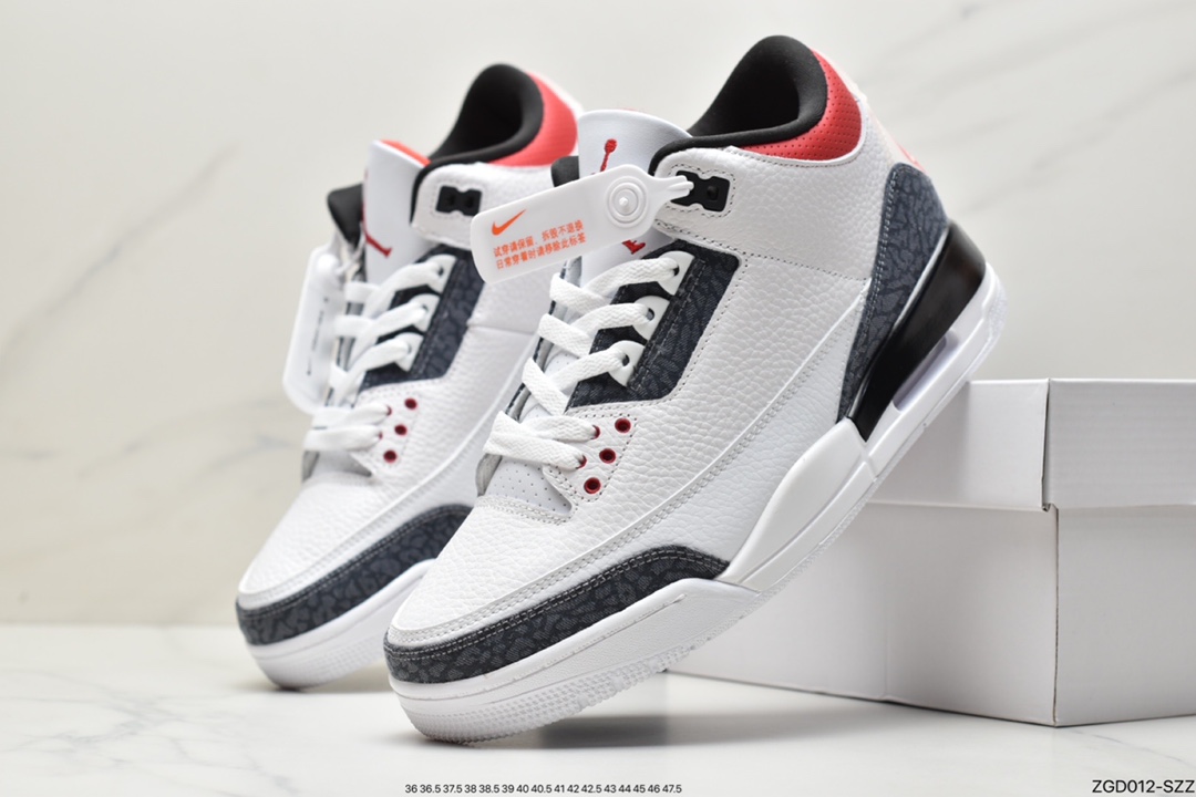 篮球鞋, 文化篮球鞋, Jordan, AJ3, Air Jordan 3 Retro, Air Jordan 3, Air Jordan - 耐克 Wmns Air Jordan 3 Retro"Atmosphere"迈克尔·乔丹AJ3篮球鞋