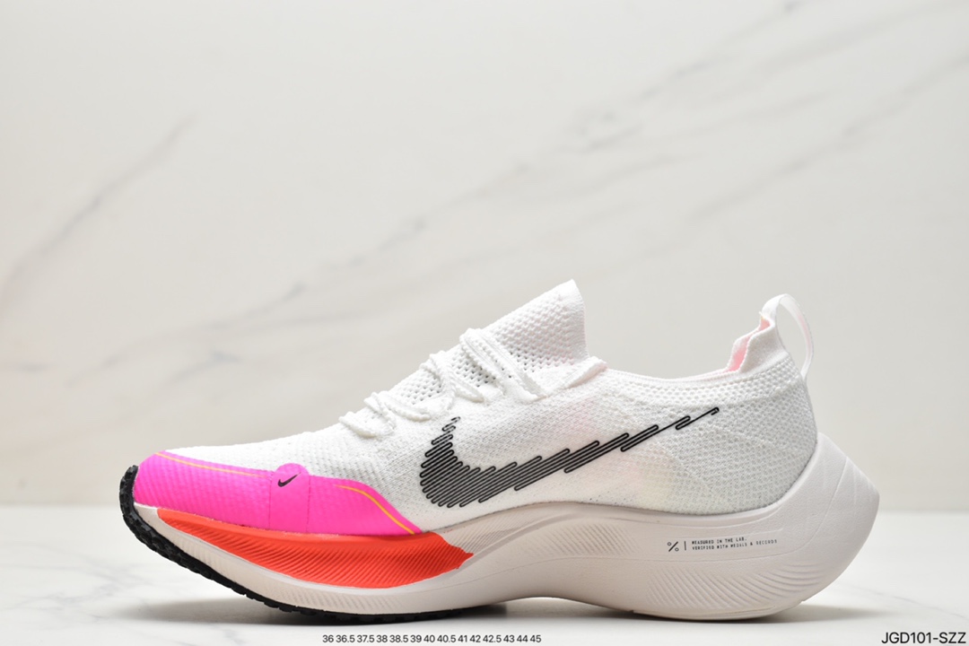 马拉松, 跑鞋, ZoomX Vaporfly Next％, ZoomX, Zoom, Vaporweave, Swoosh, Flyknit - 耐克Nike ZoomX Vaporfly NEXT％ 4.0 马拉松透气运动跑鞋 DM4386-995