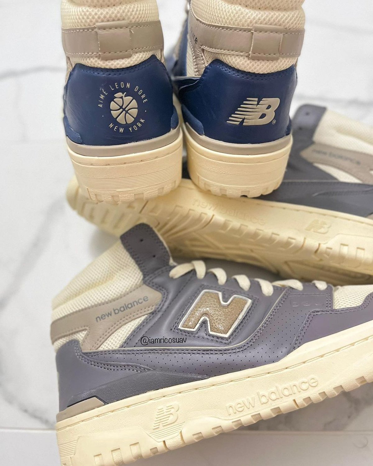 Aime Leon Dore New Balance 650R Navy Grey Release Date