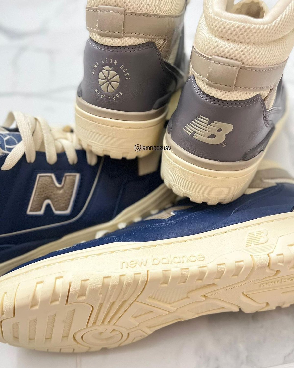 Aime Leon Dore New Balance 650R Navy Grey Release Date