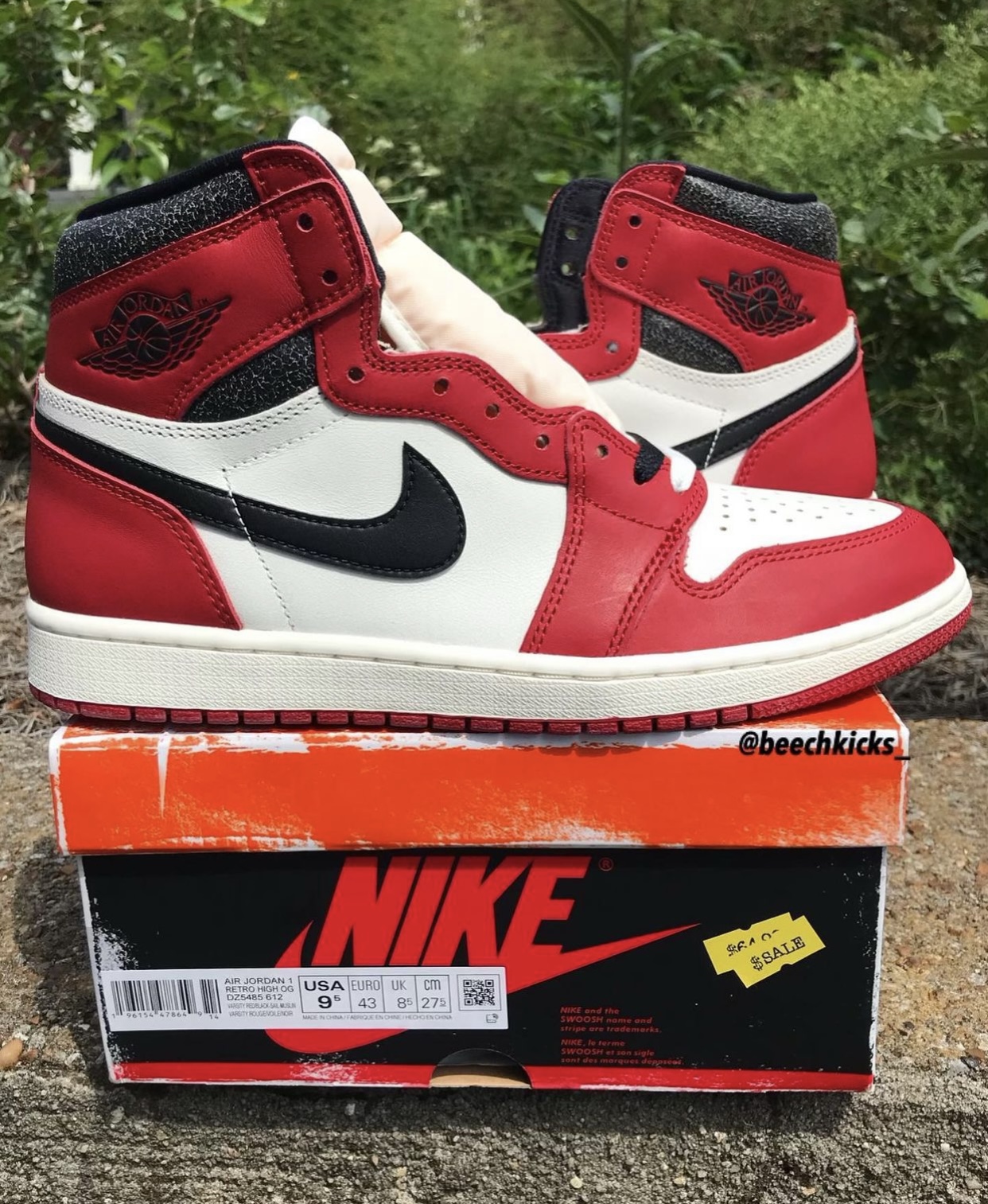 Air Jordan 1 Lost and Found DZ5485-612 Release Date On-Feet