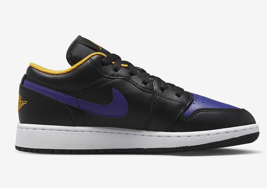 Air Jordan 1 Low Lakers 553560-075 Release Date