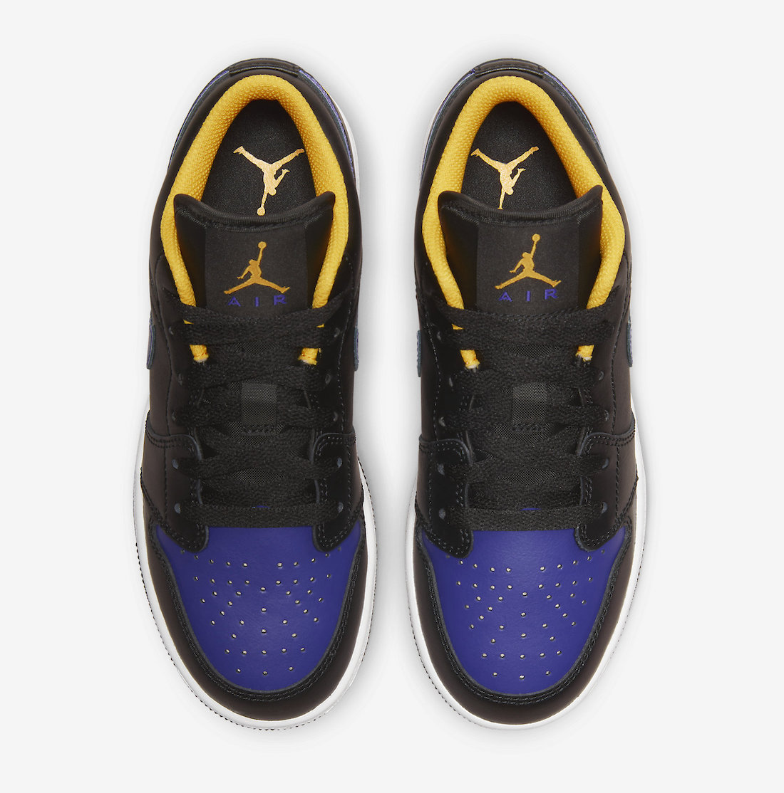 Air Jordan 1 Low Lakers 553560-075 Release Date