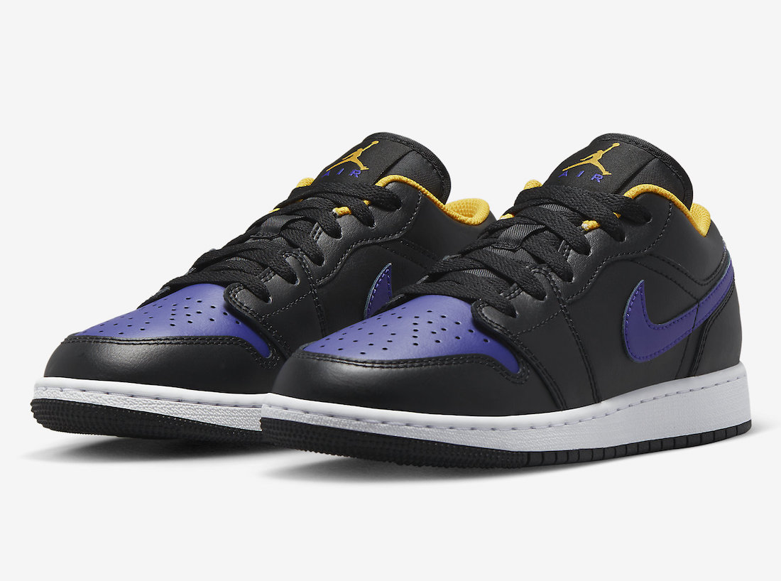 Air Jordan 1 Low Lakers 553560-075 Release Date