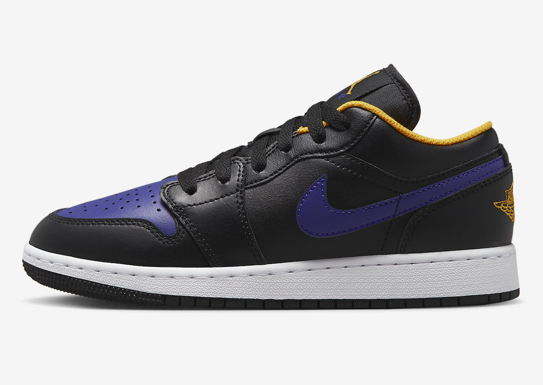 Air Jordan 1 Low Lakers 553560-075 Release Date