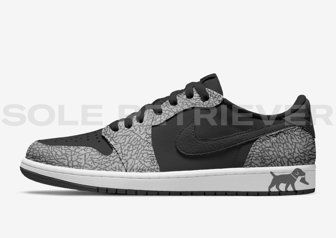 Air Jordan 1 Low OG Black Elephant CZ0790-001 Release Date