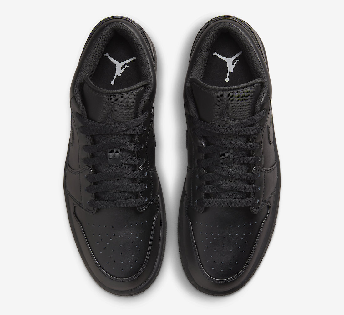 Triple Black, Jumpman, Jordan Brand, Jordan, Black, Air Jordan 1 Low, Air Jordan 1, Air Jordan