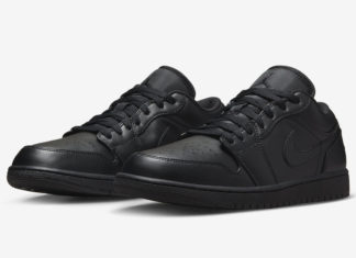 Air Jordan 1 Low “Triple Black “于9月27日发布