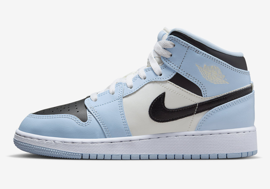 Air Jordan 1 Mid GS Ice Blue 555112-401 Release Date