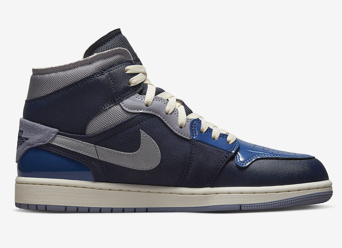 Air Jordan 1 Mid SE Craft Obsidian DR8868-400 Release Date