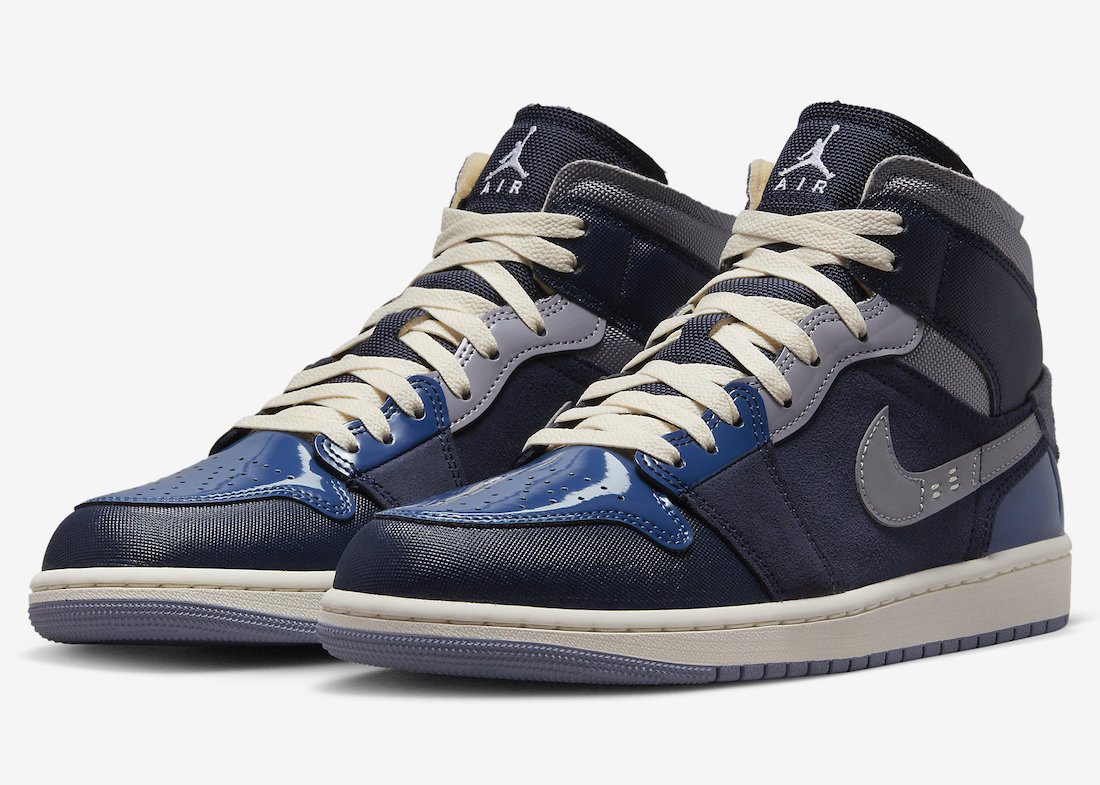 Air Jordan 1 Mid SE Craft Obsidian DR8868-400 Release Date