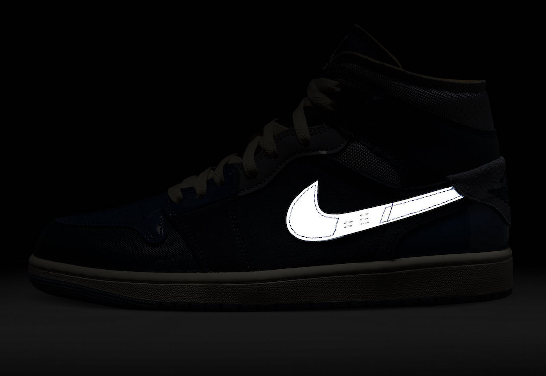 Air Jordan 1 Mid SE Craft Obsidian DR8868-400 Release Date