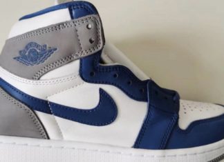 初见。Air Jordan 1 High OG “True Blue”（真蓝）。