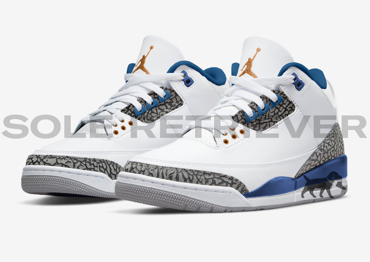 Air Jordan 3 Wizards True Blue CT8532-148 Release Date