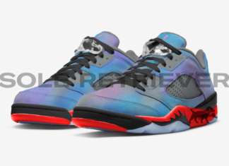 Air Jordan 5 Low “Festival Lights “配备了彩虹色的鞋面