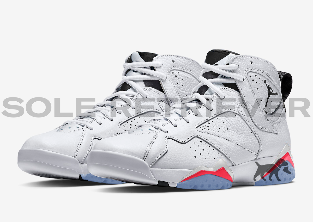 Air Jordan 7 White Infrared Crimson CU9307-160 Release Date