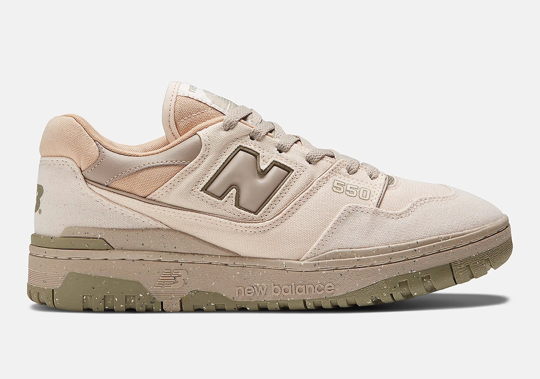 New Balance 550 Cream Canvas Olive BB550CRM Release Date