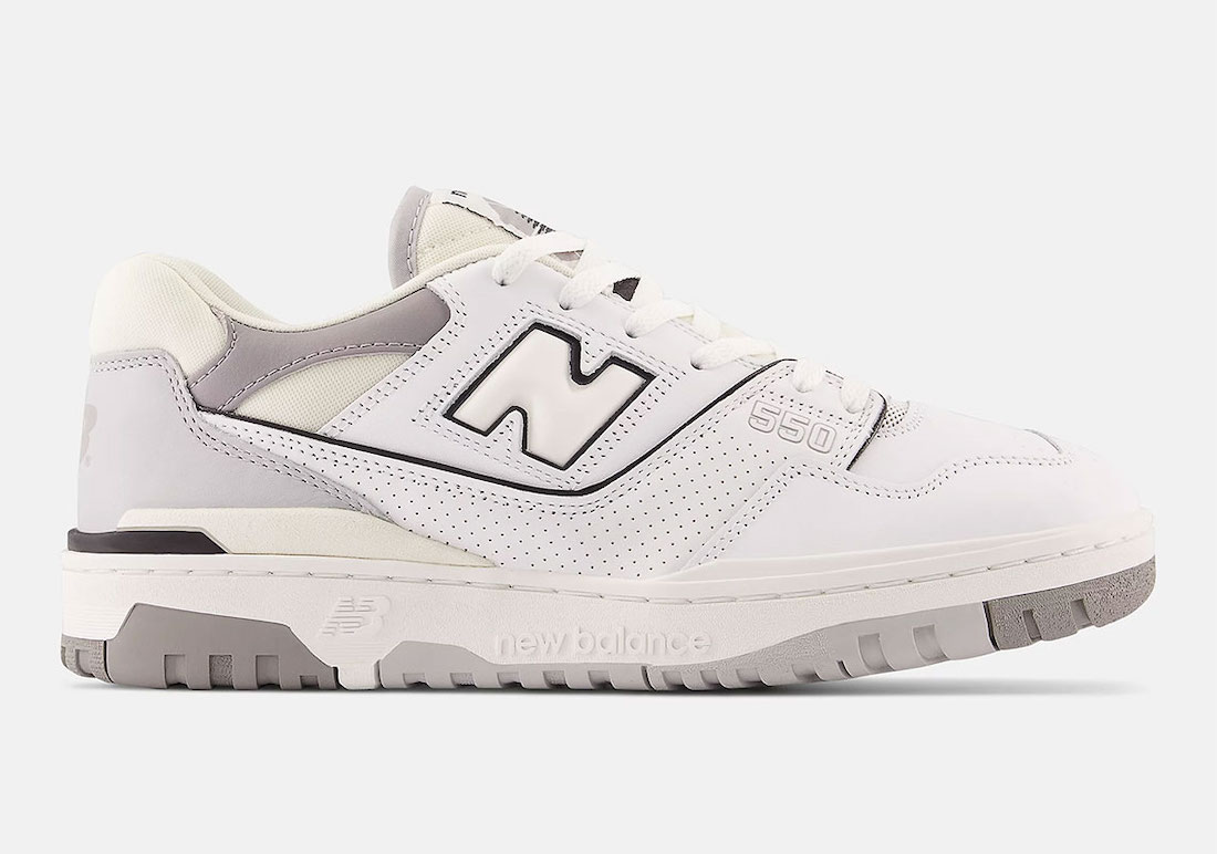 New Balance 550 White Marblehead Dark Grey BB550PWA Release Date