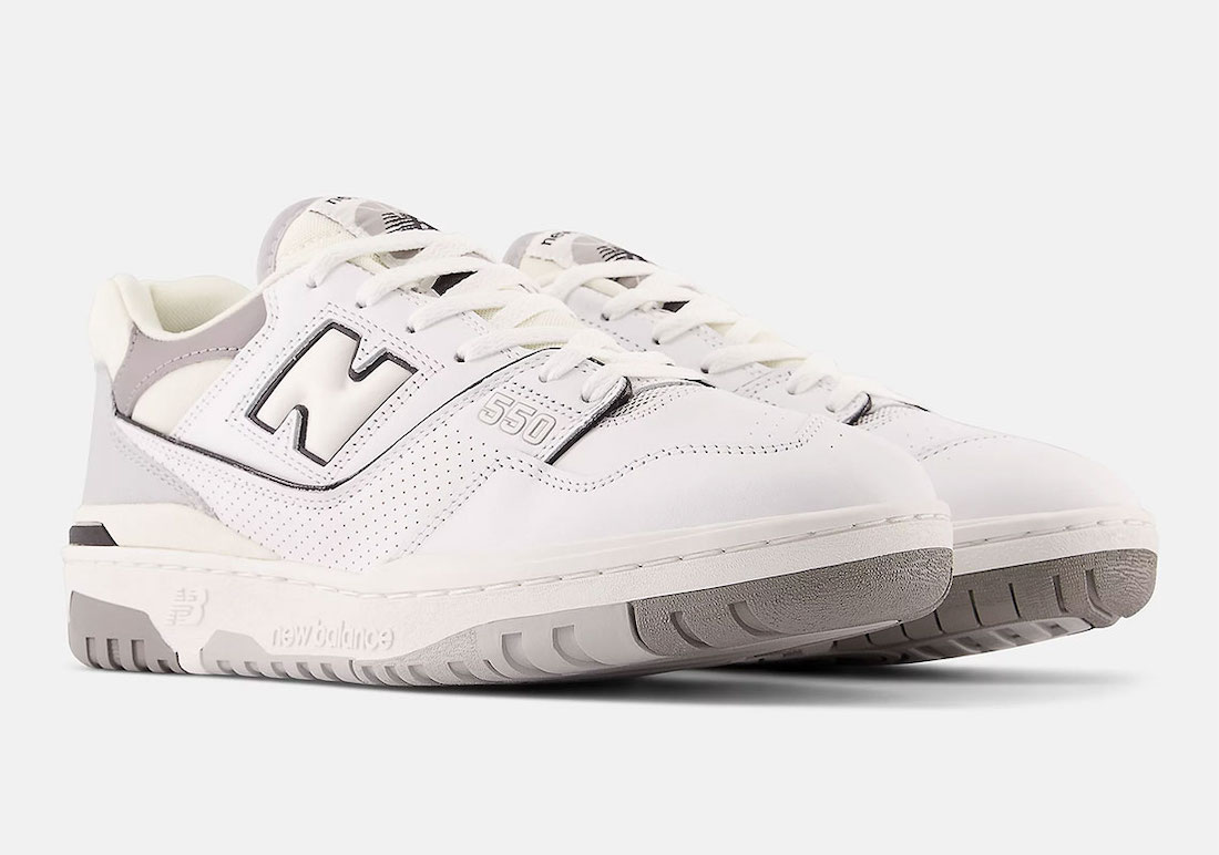 New Balance 550 White Marblehead Dark Grey BB550PWA Release Date