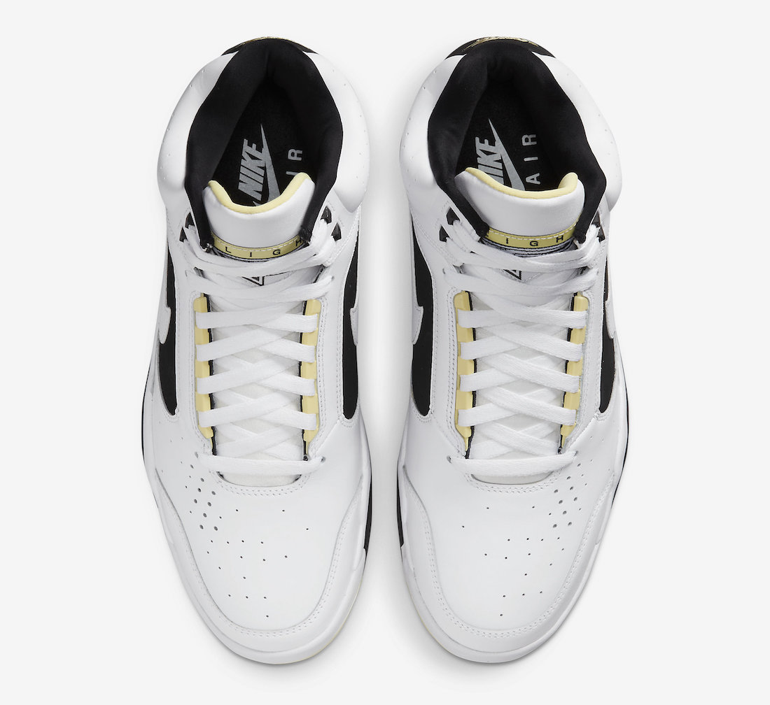 Nike Air Flight Lite Mid White Lemon Black DV0824-100 Release Date