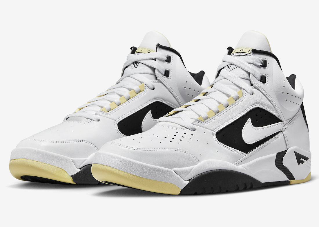 Nike Air Flight Lite Mid White Lemon Black DV0824-100 Release Date