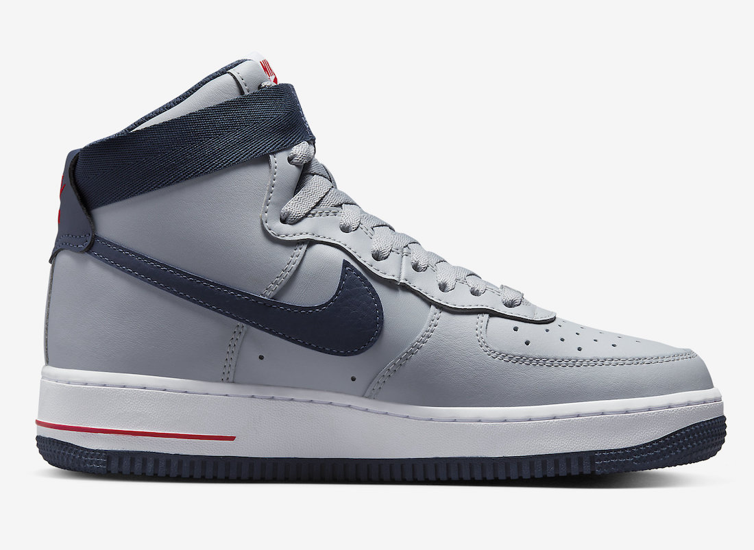 耐克Air Force 1 High是爱国者球迷的完美选择 Nike Air Force 1 High, Nike Air Force 1, Nike Air, NIKE, HIGH, FORCE 1, Air Force 1