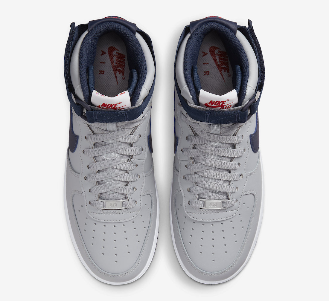 耐克Air Force 1 High是爱国者球迷的完美选择 Nike Air Force 1 High, Nike Air Force 1, Nike Air, NIKE, HIGH, FORCE 1, Air Force 1