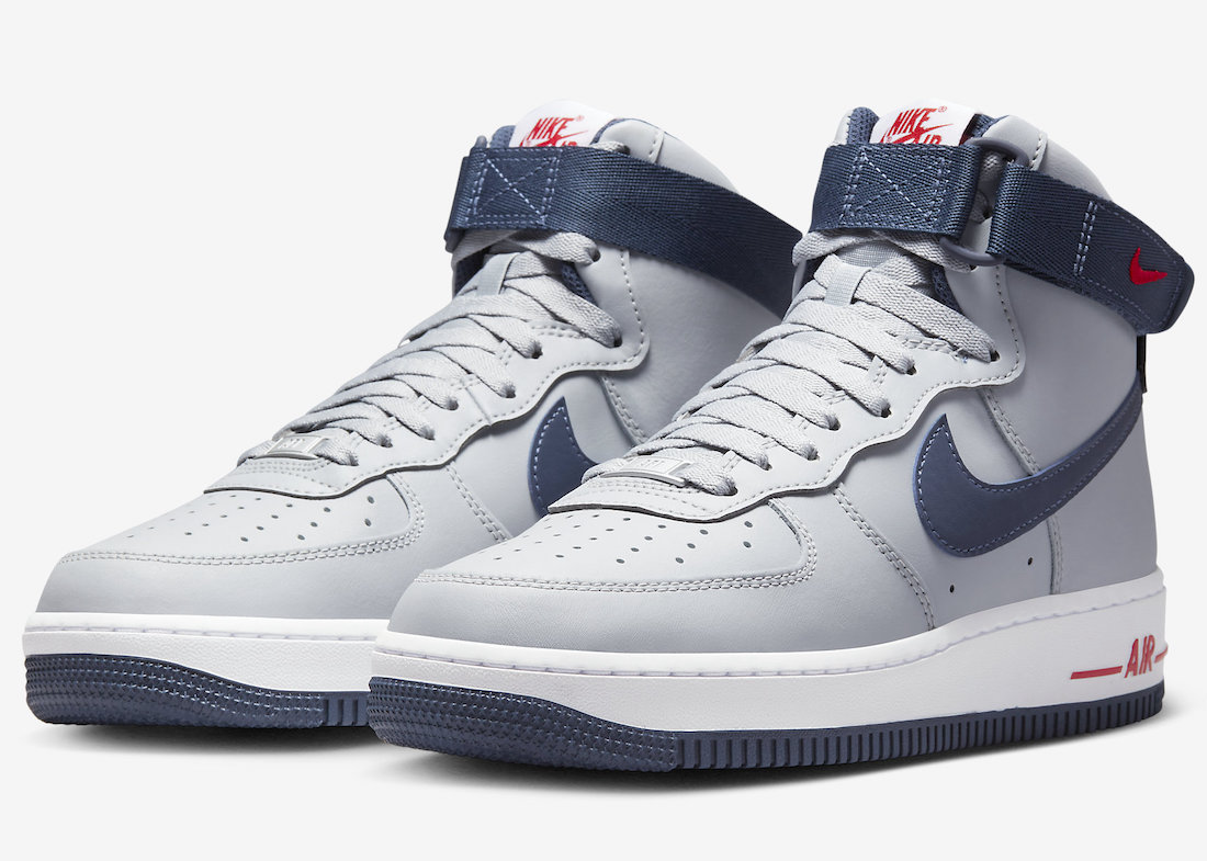 耐克Air Force 1 High是爱国者球迷的完美选择 Nike Air Force 1 High, Nike Air Force 1, Nike Air, NIKE, HIGH, FORCE 1, Air Force 1