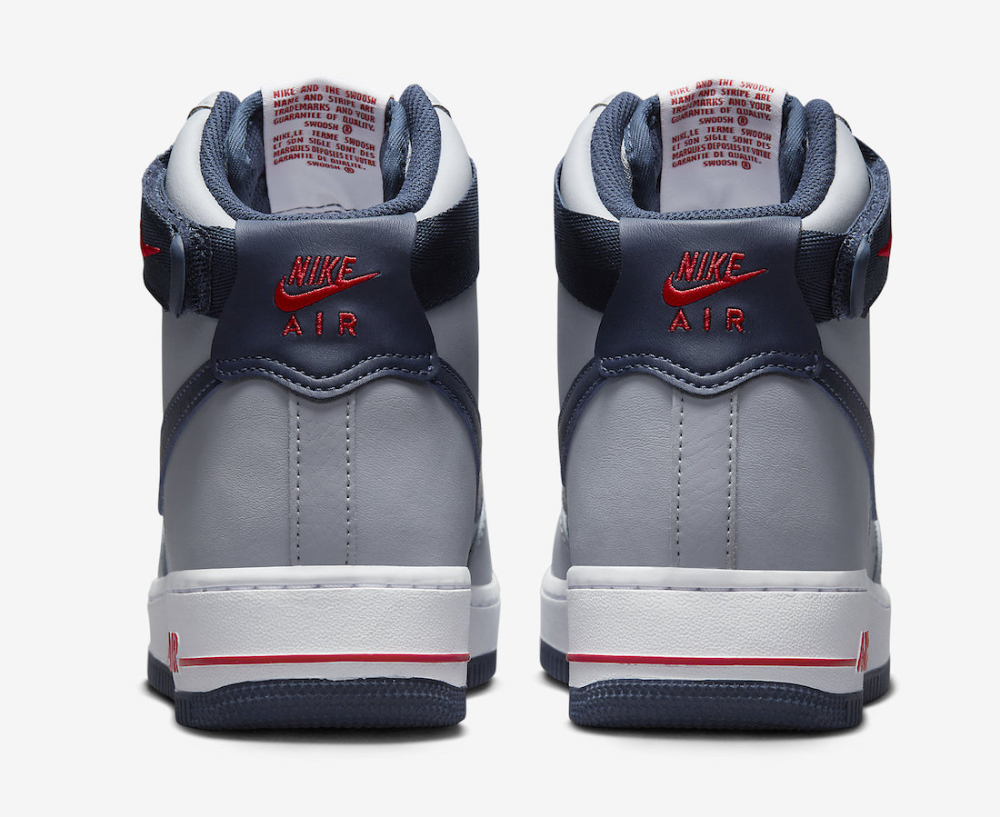 耐克Air Force 1 High是爱国者球迷的完美选择 Nike Air Force 1 High, Nike Air Force 1, Nike Air, NIKE, HIGH, FORCE 1, Air Force 1