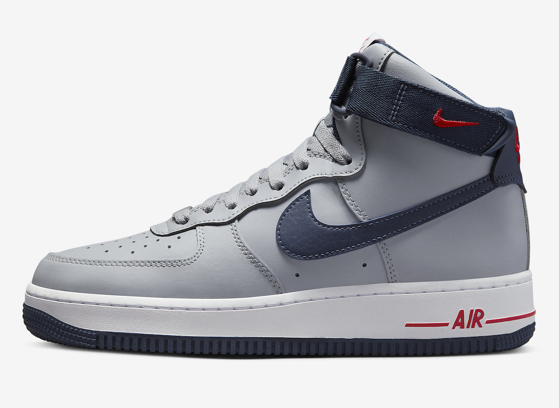 耐克Air Force 1 High是爱国者球迷的完美选择 Nike Air Force 1 High, Nike Air Force 1, Nike Air, NIKE, HIGH, FORCE 1, Air Force 1