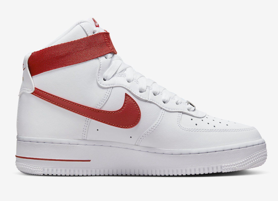 Nike Air Force 1 High White Cinnabar WMNS DD9624-102 Release Date