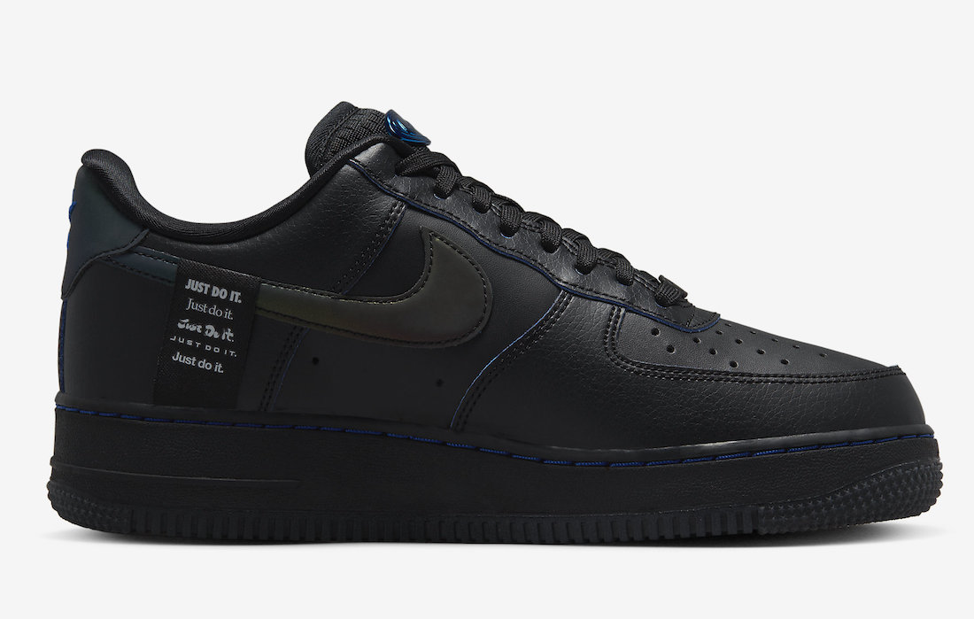 Nike Air Force 1 Low Black Game Royal Blue FB1840-001 Release Date