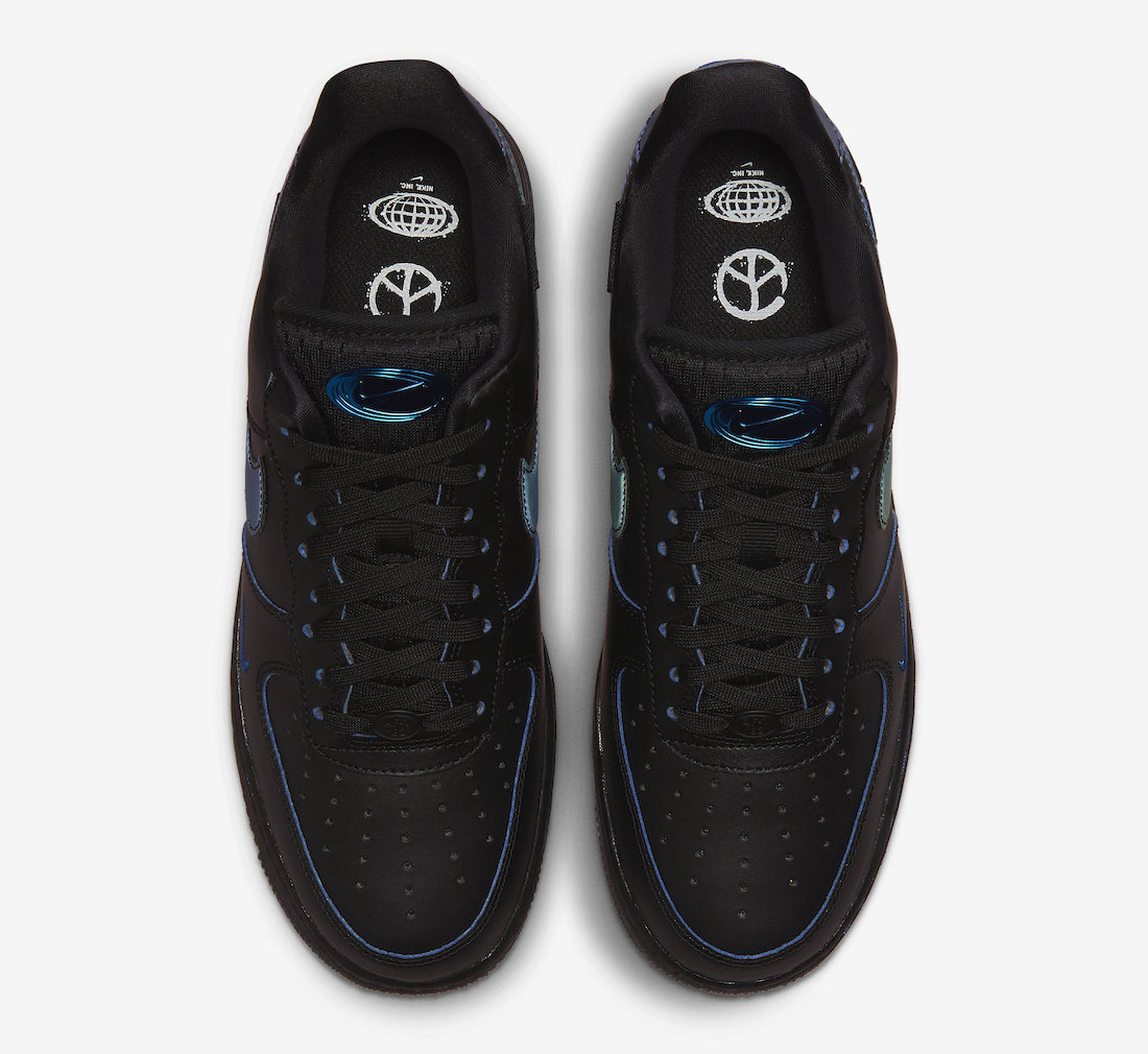 Nike Air Force 1 Low Black Game Royal Blue FB1840-001 Release Date