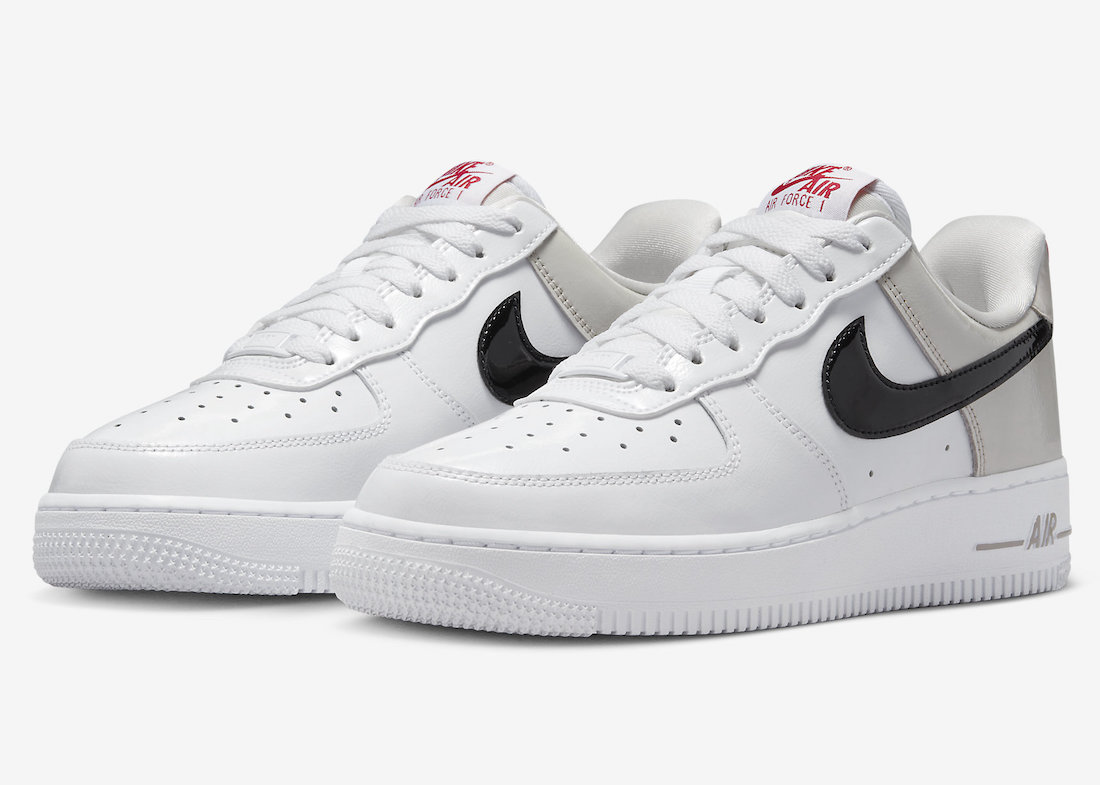 Nike Air Force 1 Low Light Iron Ore Black White University Red DQ7570-001 Release Date Nike Air Force 1 Low Light Iron Ore Black White University Red DQ7570-001 Release Date