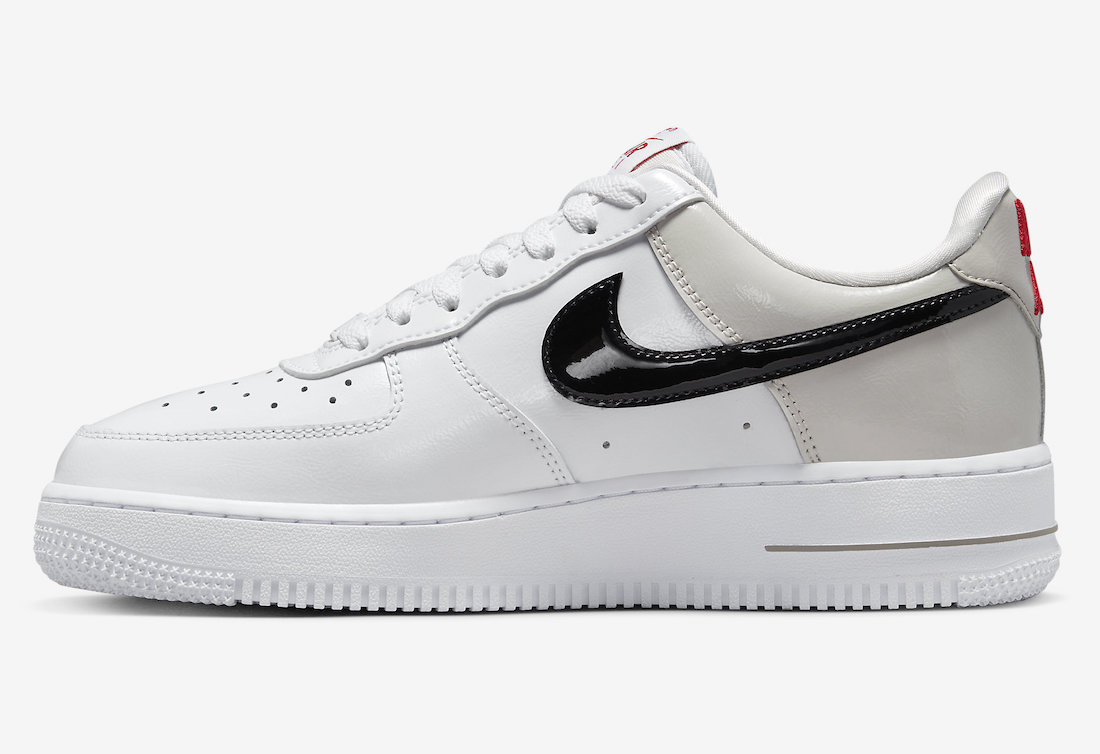 Nike Air Force 1 Low Light Iron Ore Black White University Red DQ7570-001 Release Date Nike Air Force 1 Low Light Iron Ore Black White University Red DQ7570-001 Release Date