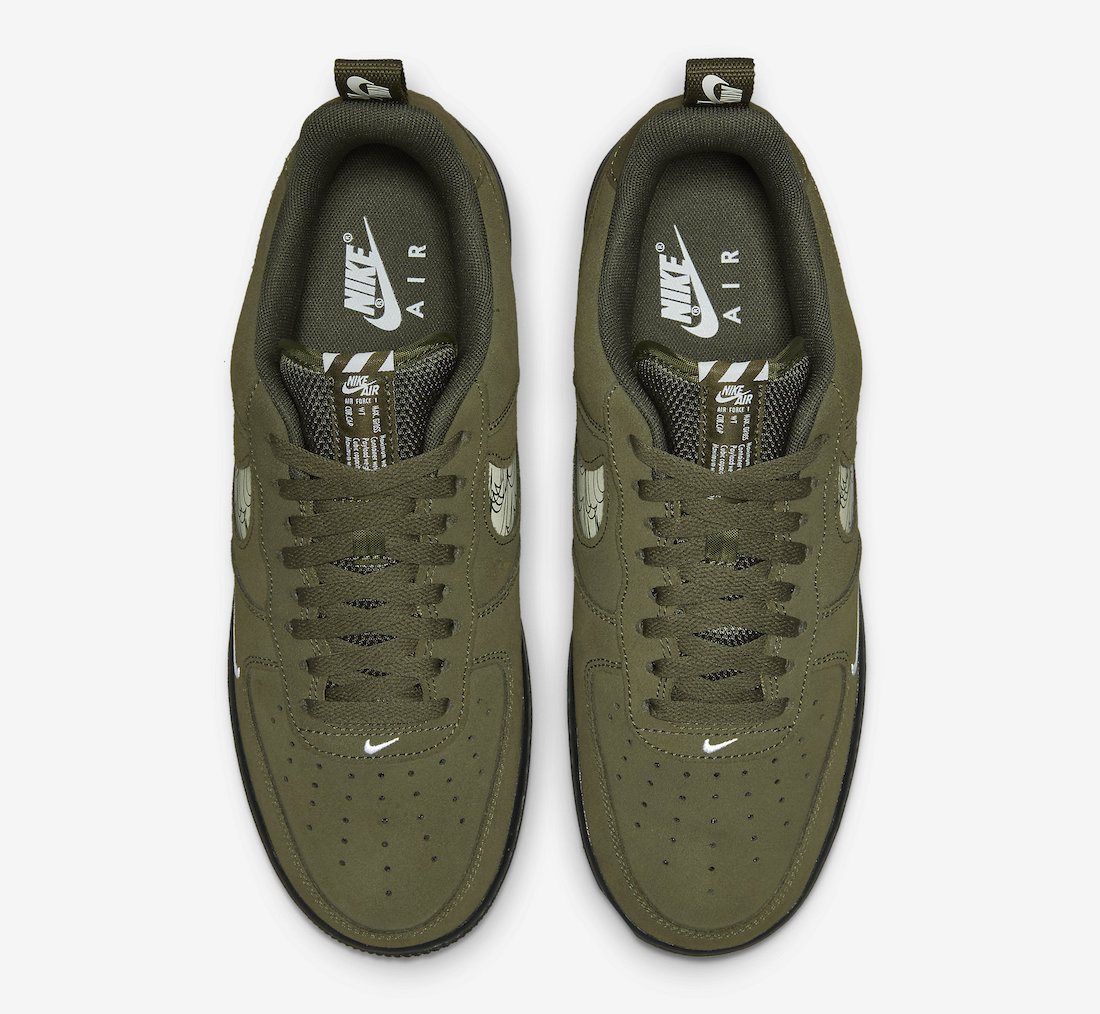 Nike Air Force 1 Low Olive Green Suede DZ45140-300 Release Date