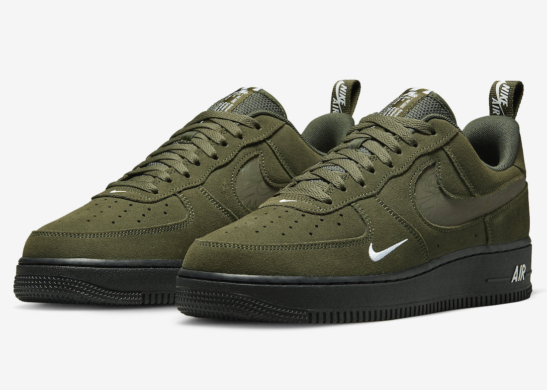 Nike Air Force 1 Low Olive Green Suede DZ45140-300 Release Date