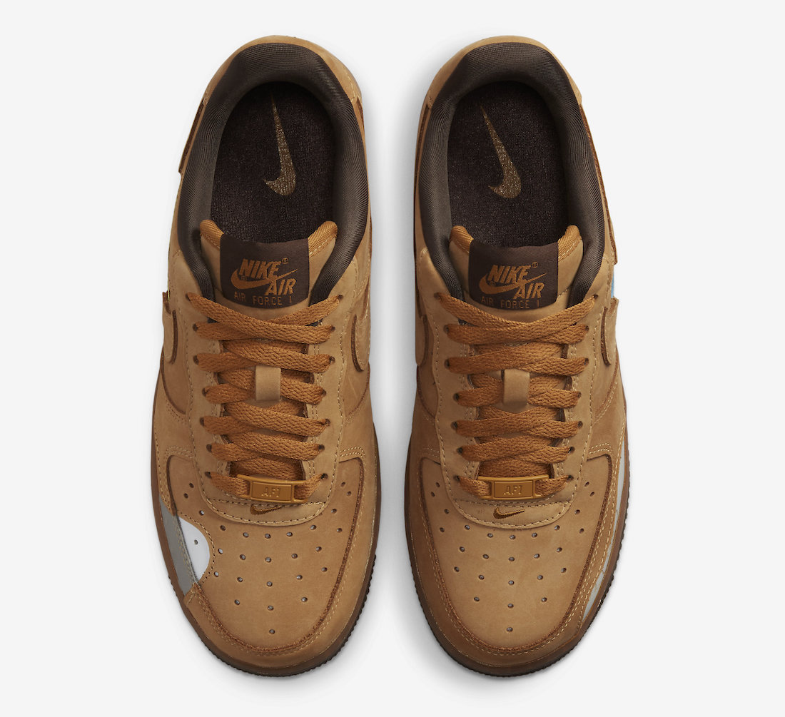 Nike Air Force 1 Low Wheat Mocha DQ7580-700 Release Date