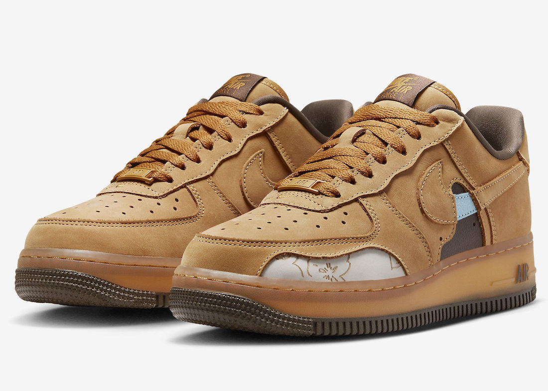 Nike Air Force 1 Low Wheat Mocha DQ7580-700 Release Date