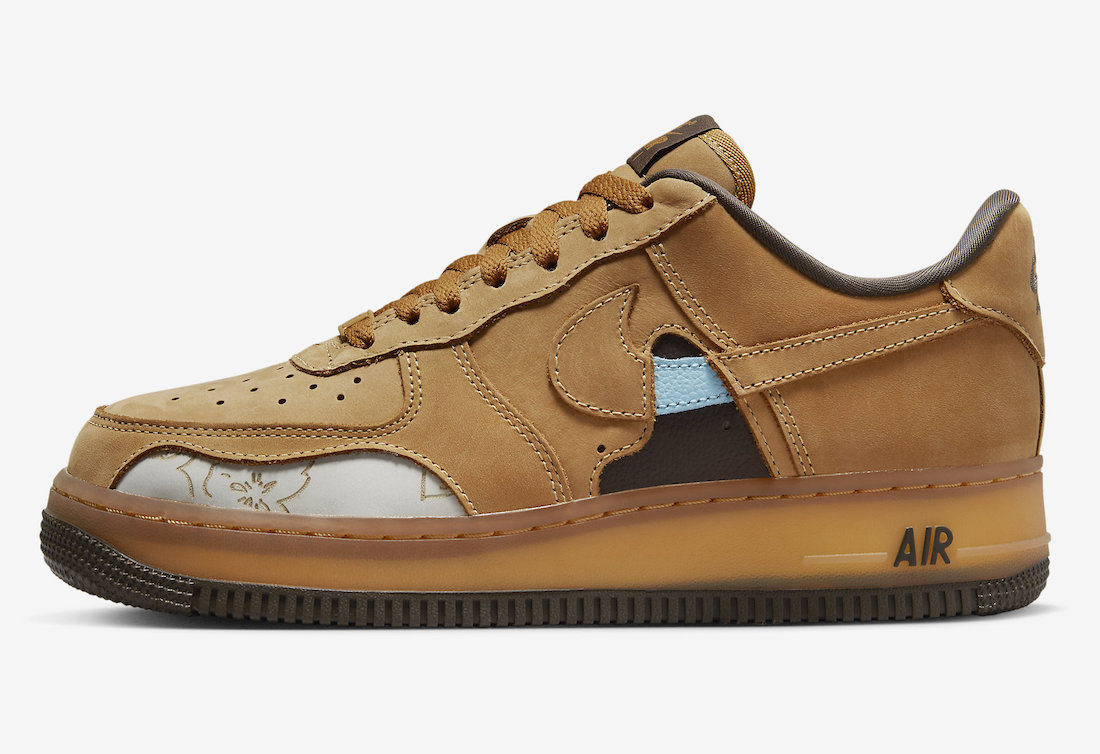 Nike Air Force 1 Low Wheat Mocha DQ7580-700 Release Date